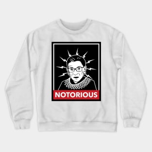 Notorious Ruth Bader Ginsberg graphic iconic funny Crewneck Sweatshirt